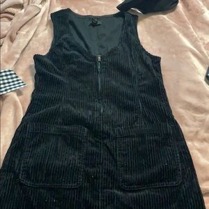 Black cordaroy dress